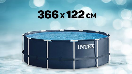 Intex Frame Pool 366x122 cm: prednosti