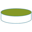 Liner di ricambio per piscine con pareti in acciaio di forma ovale o rotonda