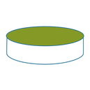 Liner di ricambio per piscine con pareti in acciaio di forma ovale o rotonda