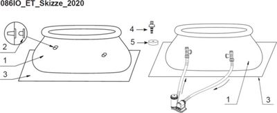 Ersatzteile Intex Easy Pool Ø 396 x 84 cm - 128143NP - Modell ab 2016