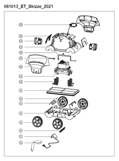 Części zamienne Poolrunner Battery+ - 061013 - model od 2021