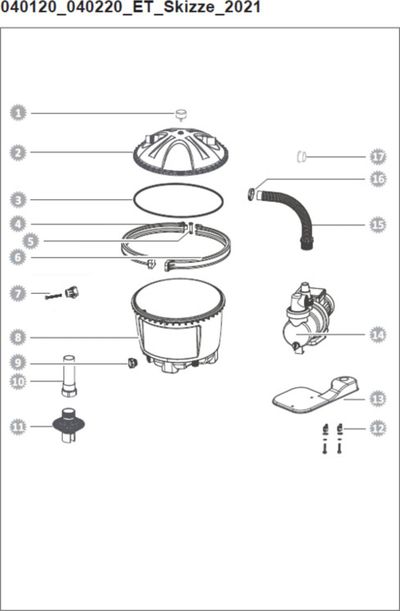 Spare Parts Steinbach Filter System Active Balls 50 - 040220 - 2021 Model Onwards