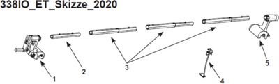 Ersatzteile Intex Aufrollvorrichtung für Solarplane - 128051 - Modell ab 2018