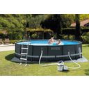 Frame Pool Ultra Rondo XTR Ø 488 x 122 cm - Set s bazenom, pješčanim filtrom, priključcima, sigurnosnim ljestvama, prekrivačem i ceradom za zaštitu tla