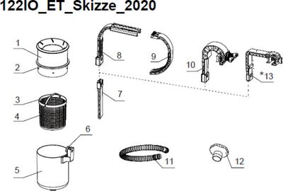 Ersatzteile Intex Einhängeskimmer Deluxe - 128000 - Modell ab 2018