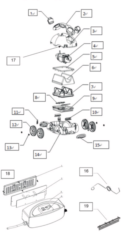 Steinbach Spare Parts - Poolrunner - 061014 - models up to 2019