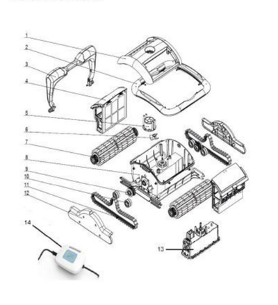 Steinbach Spare Parts - Swimming Pool Cleaner APPcontrol - 061023 - 2020 model