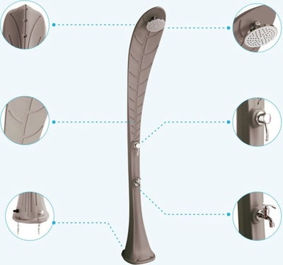 Ersatzteile Steinbach Solardusche Leaf - 049055 & 049056 - Modell ab 2019