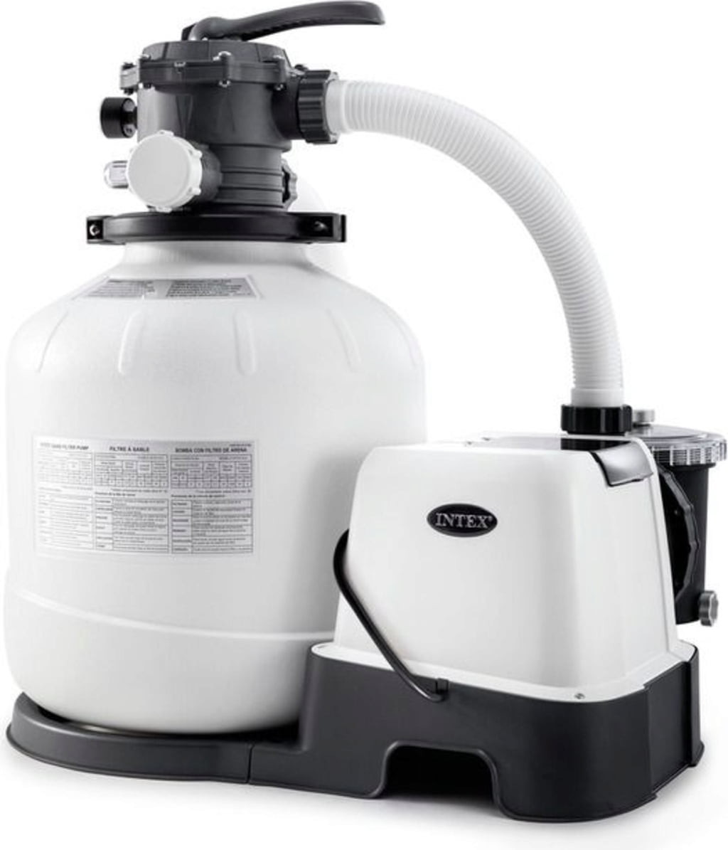 Peças de Reposição Sistema de Filtro de Areia Intex Krystal Clear 8 m³ com Sistema de Cloração Salina - 126680 - modelo de 2021