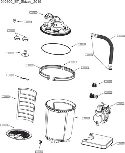 Spare Parts for Steinbach Sand Filter System Speed Clean Comfort 75 - 040100 - Model until 2019