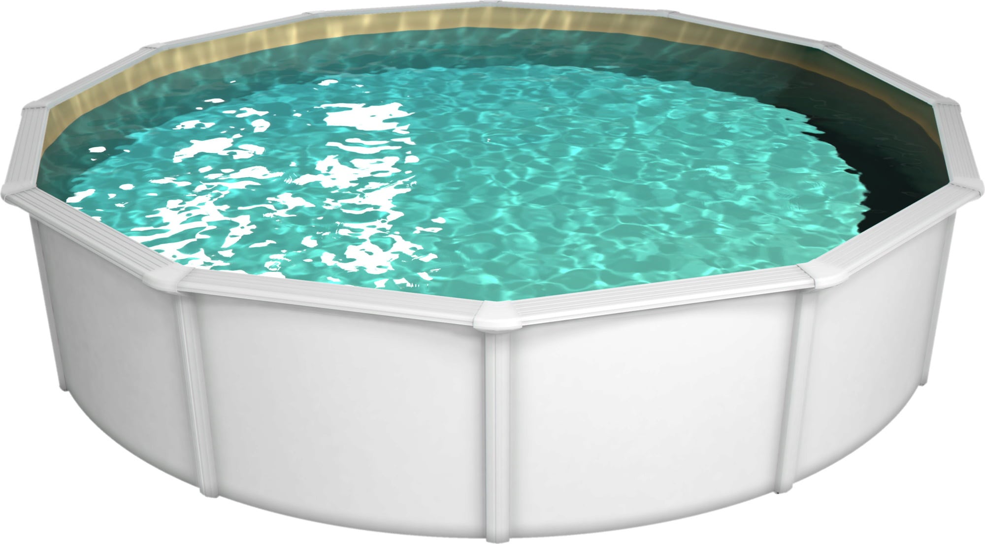 Steinbach Nuovo Pool de Luxe II Ø 550 x 120cm - White/Sand