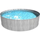 Steinbach New Splasher Pool Ø 350 x 90cm - Grey Wood-Look