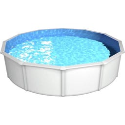 Nuovo Pool de Luxe II Ø 550 x 120 cm - Weiß/Blau