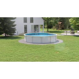 Nuovo Pool de Luxe II Ø 550 x 120 cm - Weiß/Blau