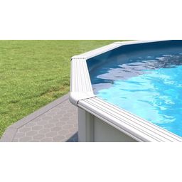 Nouvo Pool de Luxe II Ø 460 x 120 cm - Weiß/Blau