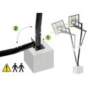 EXIT Toys Galaxy Inground Basketball Hoop - Without dunk ring