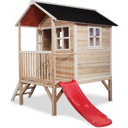 EXIT Toys Loft 300 Wooden Playhouse - Natural