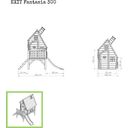 EXIT Toys Drewniany domek ogrodowy Fantasia 300 - naturalny