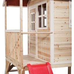 EXIT Toys Loft 300 Wooden Playhouse - Natural