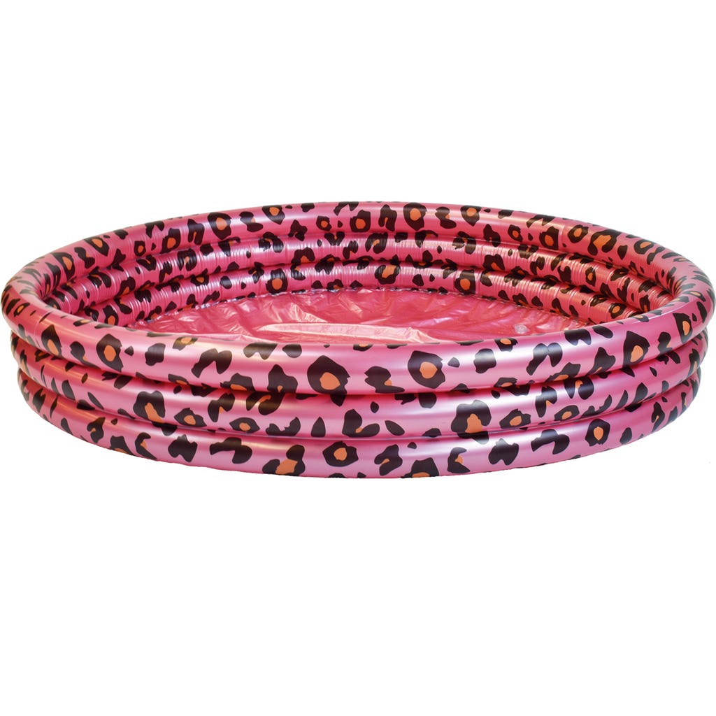 Bouée Léopard Vieux Rose (90 Cm) - Swim Essentials