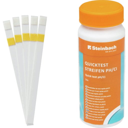Quicktest Streifen für ph- Wert und freies Chlor - 1 Stk.