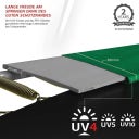Trampoline Ultim Favorit InGround 250 x 410 cm - Gris