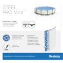 Set Piscina Steel Pro MAX™ - Ø 366 x 100 cm - Pompa Filtro Inclusa