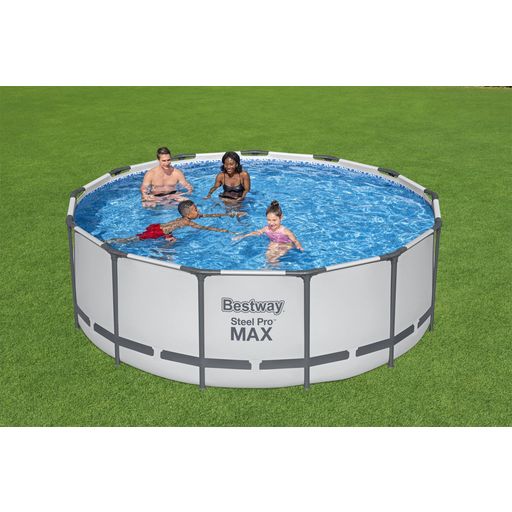 Frame Pool Komplett-Set Steel Pro MAX™ Ø 396 x 122 cm inkl. Filterpumpe