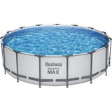 Set Completo Piscina Steel Pro MAX&trade; - &Oslash; 457 x 122 cm - Pompa Filtro Inclusa
