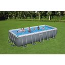 Frame Pool Komplett Set Power Steel™ 640 x 274 x 132 cm inkl. Sandfiltersystem