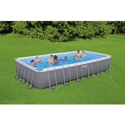 Frame Pool Set Completo Power Steel™ 732 x 366 x 132 cm incl. Sistema de Filtro de Areia