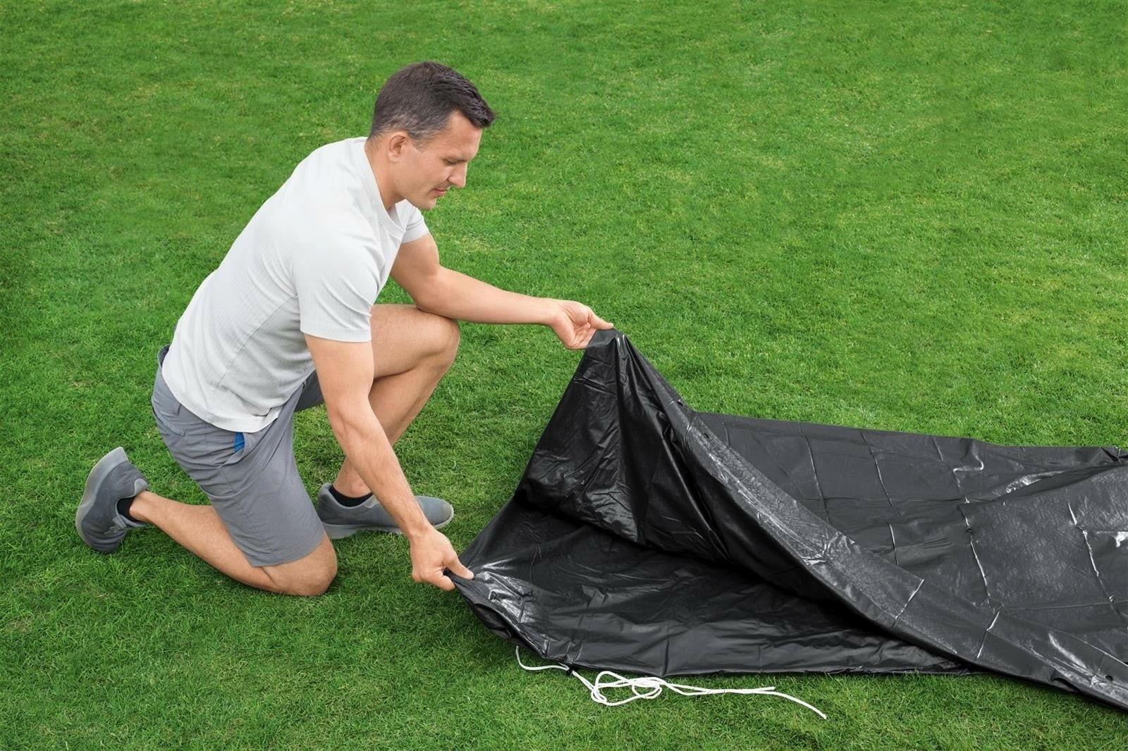 Bestway Flowclear™ PVC-Abdeckplane Ø 555 cm