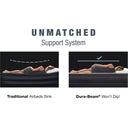 Luftbett Dura-Beam Deluxe Series Ultra Plush Headboard Queen 236 x 152 x 86 cm