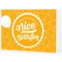 Nice Birthday - dárková poukázka k vytištění - 1 ks