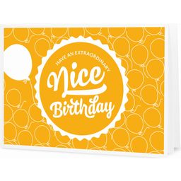 Nice Birthday - dárková poukázka k vytištění - 1 ks
