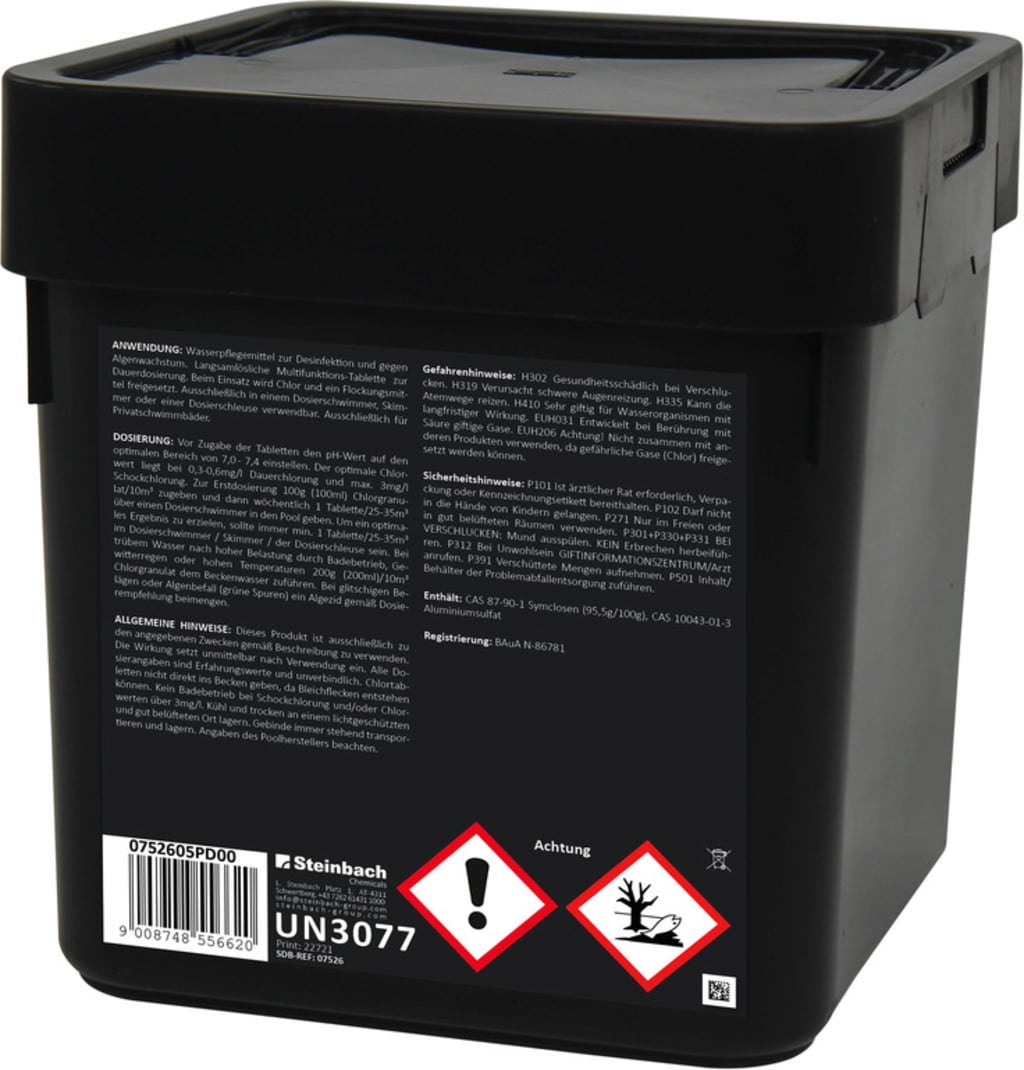 Steinbach Pool Professional Quattrotabs 200 g, organisch - 5 kg