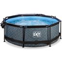 EXIT Toys Frame Pool Ø 244 x 76 cm with Dome