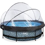EXIT Toys Frame Pool Ø 300 x 76 cm with Dome