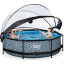EXIT Toys Frame Pool Ø 300 x 76 cm with Dome - 1 Set