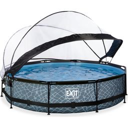 EXIT Toys Frame Pool Ø 360 x 76 cm with Dome