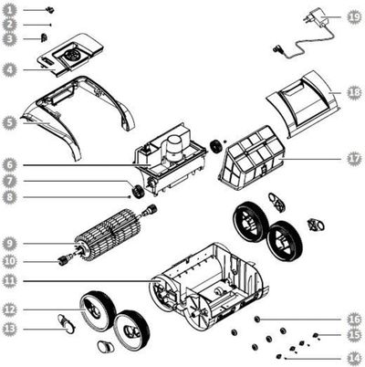 Ersatzteile Steinbach Poolrunner Battery Pro (App Steuerung) - 061206F11