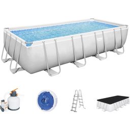 Frame Pool - Complete Set Power Steel™ 549 x 274 x 122 cm Incl. Sand Filter System, Light Grey - 1 set