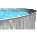 Steinbach New Splasher Pool Ø 350 x 90cm - Grey Wood-Look