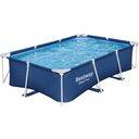 Steel Pro™ Frame Pool bez čerpadla 259 x 170 x 61 cm, tmavě modrý, obdélníkový tvar - 1 ks