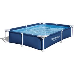 Steel Pro™ Frame Pool Zonder Pomp 221 x 150 x 43 cm, Donkerblauw, Rechthoekig - 1 stuk