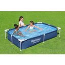 Steel Pro™ Frame Pool bez pompy 221 x 150 x 43 cm, ciemny niebieski, prostokątny
