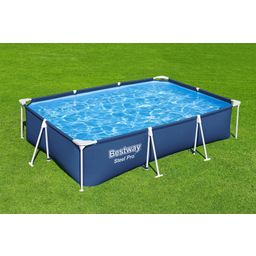 Steel Pro™ Frame Pool Set z pompą 300 x 201 x 66 cm, ciemny niebieski, prostokątny