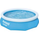 Fast Set™ Above-Ground Pool without Pump Ø 305 x 76 cm, Blue, Round