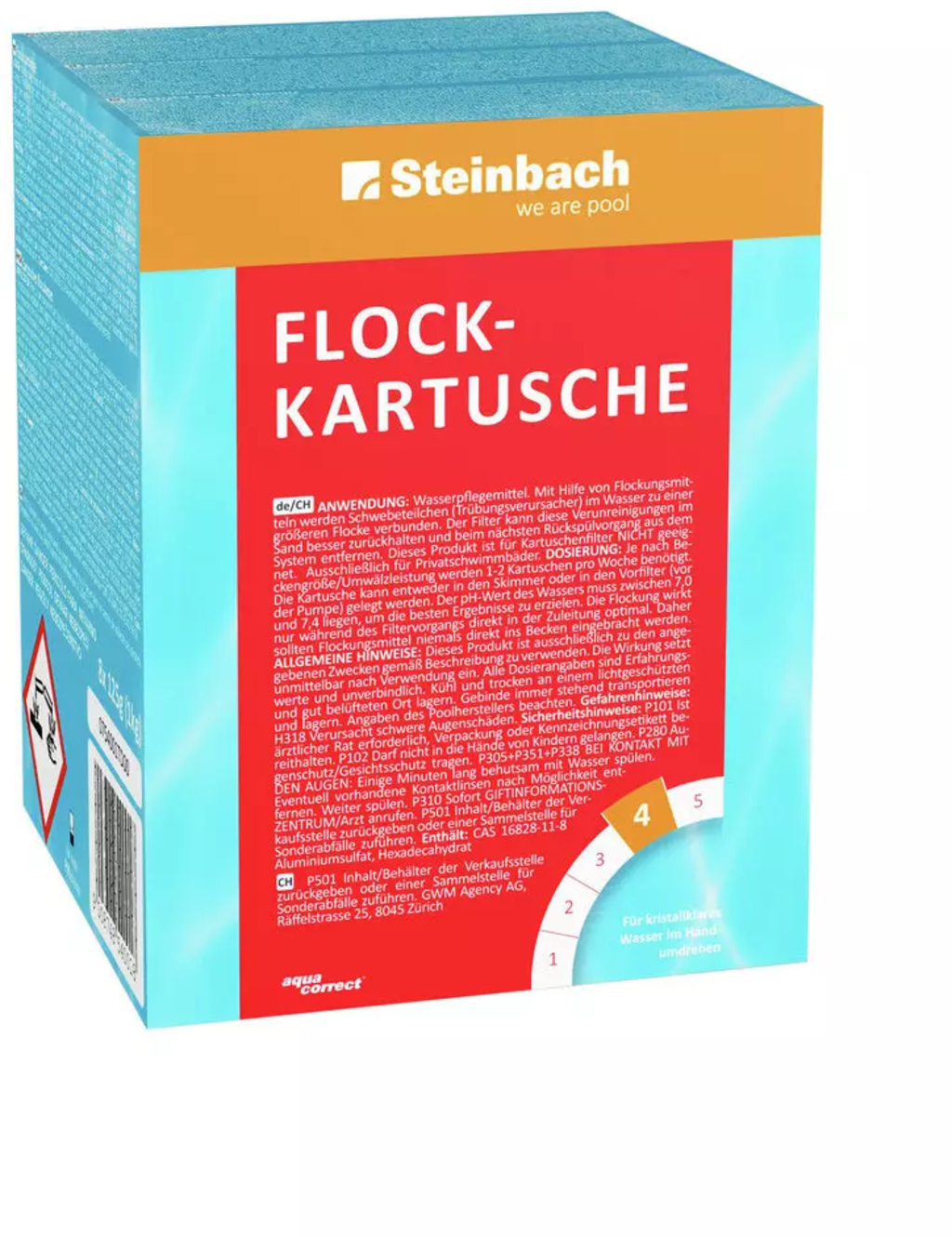 Flockungskartusche