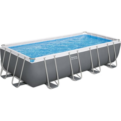 Rechteckige Frame Pools für den Garten - pools.shop